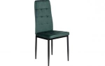 Стілець N-66-2 смарагдовий/чорний велюр, фото
