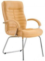 Кресло ORION steel CFA LB chrome экокожа Эко, фото