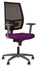 Кресло MELANIA NET R gray ES PL72 экокожа Родео, фото