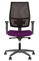 Кресло MELANIA NET R gray ES PL72 RN экокожа Родео, фото