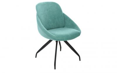 Стілець R-65 м'ятний/чорний, Vetro Стілець R-65 м'ятний/чорний, Vetro, фото