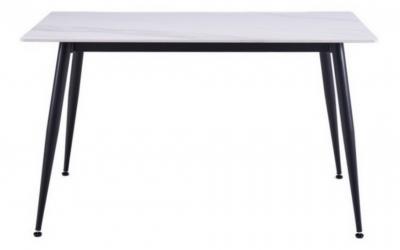 Стіл TM-100 олімпо вайт + чорний, Vetro, фото
