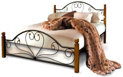 Кровать Джоконда на деревянных ногах, Металл-Дизайн, фото