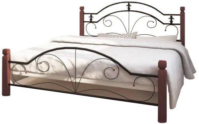 Кровать Диана на деревянных ногах, Металл-Дизайн, фото