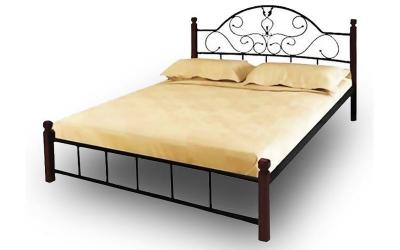 Кровать Анжелика на деревянных ногах, Металл-Дизайн, фото